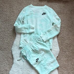Nike Kids Jogger Set - Mint Green/White